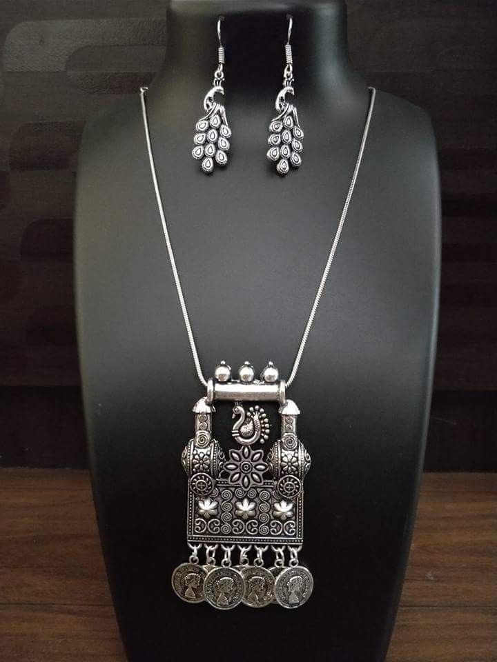 Navratri Special Oxodise Full Necklace Set
