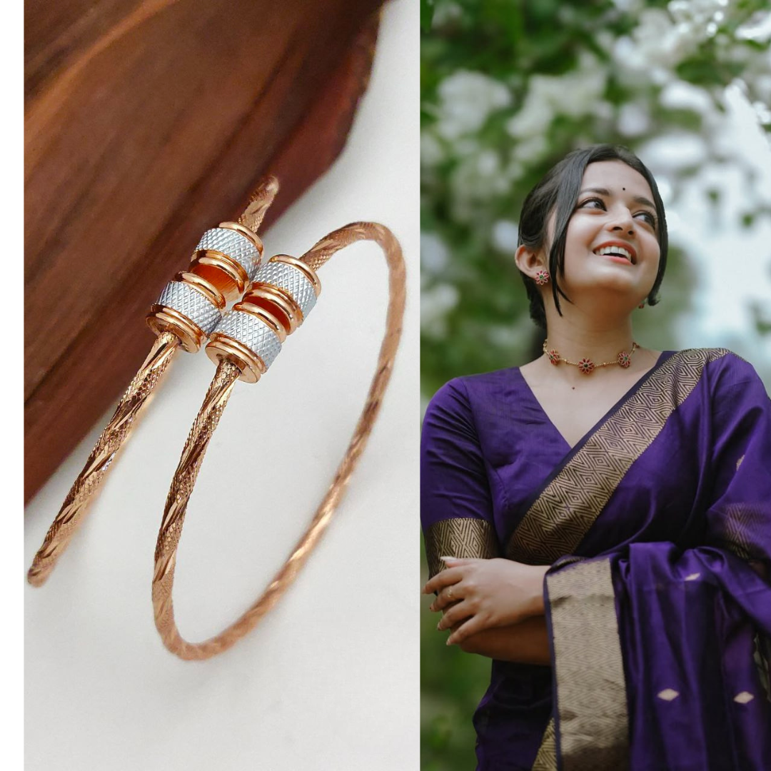 Combo Of Saree With Matching Kadali