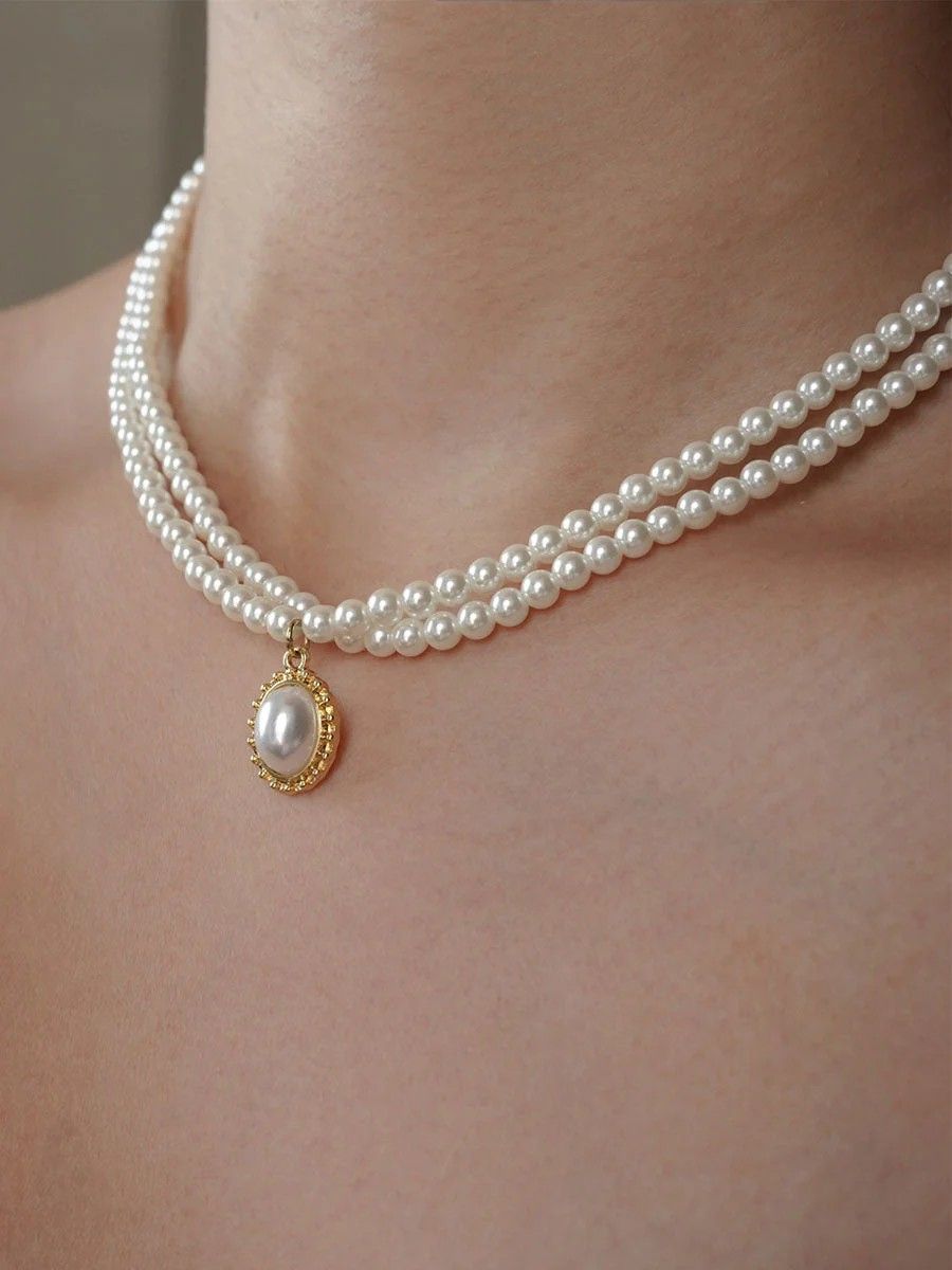 New Arrival  Moti Choker Necklace Set