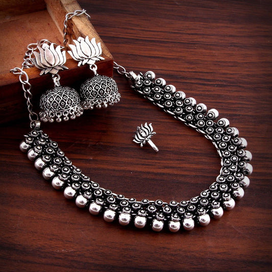Navratri Special Oxodise Full Necklace Set