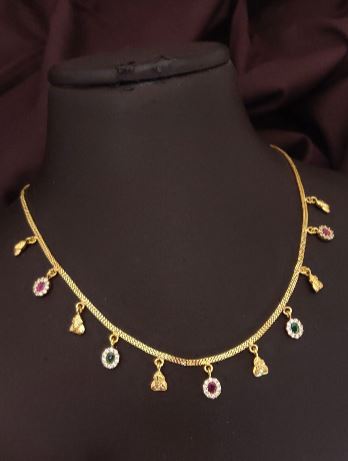 Brass Micro Polish Designer Necklace