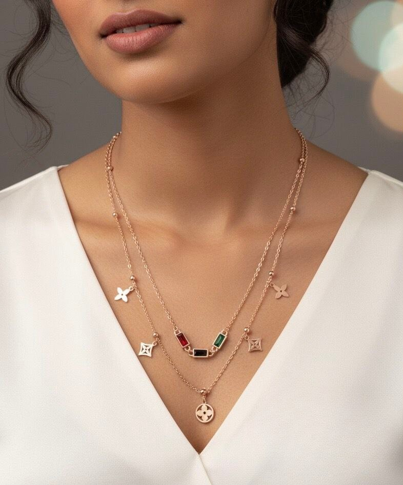 Gold-Toned Layered Necklace