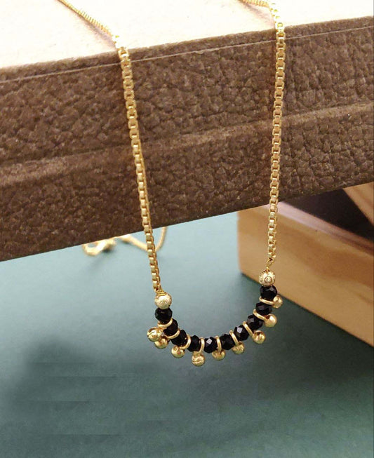 Black Pearls Neckalce Chain