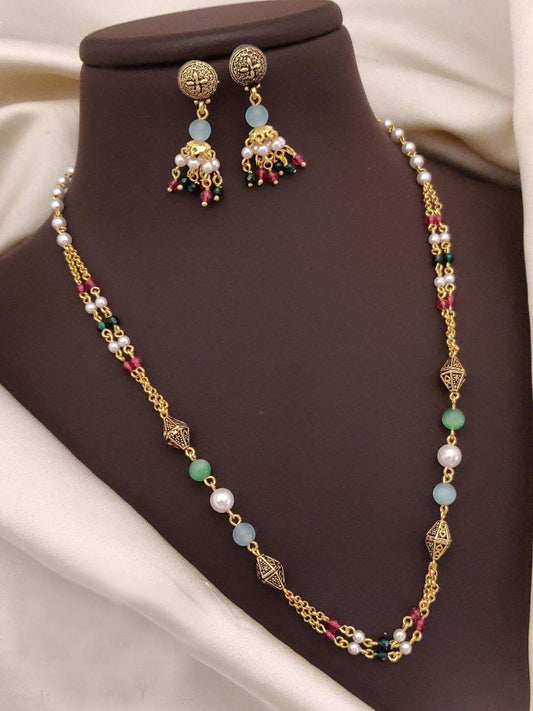 Brass High Gold Micro Polish Mala