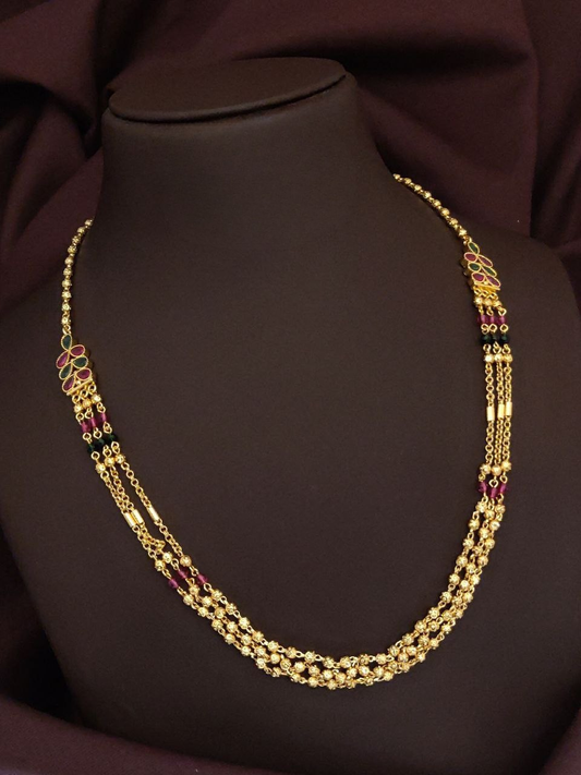 Brass Micro Polish Layared Designer Mala